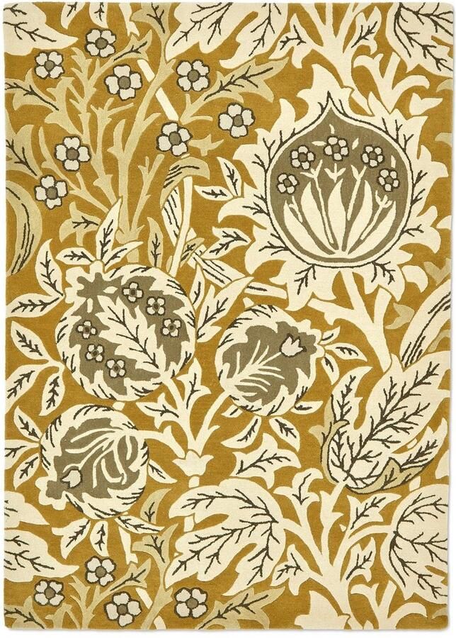 Morris & Co Vloerkleed Elmcote Gold 127806 x 350 cm