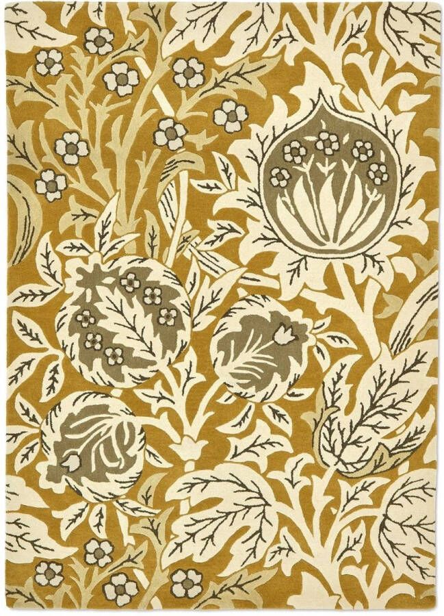 Morris & Co Vloerkleed Elmcote Gold 127806 x 200 cm