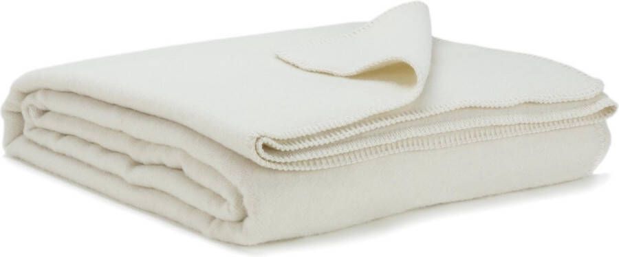 Most Ice Bear 2-persoons bed deken Nieuw-Zeelandse wol 220 x 200 cm wit