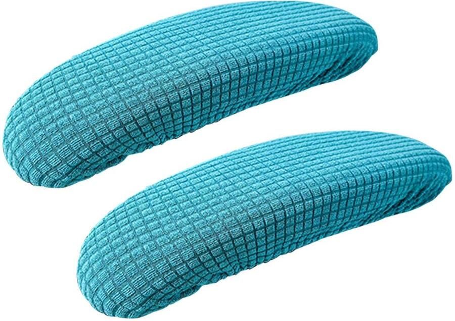 MOVKZACV verwijderbare elastische armleuninghoes waterdicht rekbaar comfortabel elastisch bandontwerp duurzame armleuningbeschermer voor bureaustoel computerstoel (donkergroen)