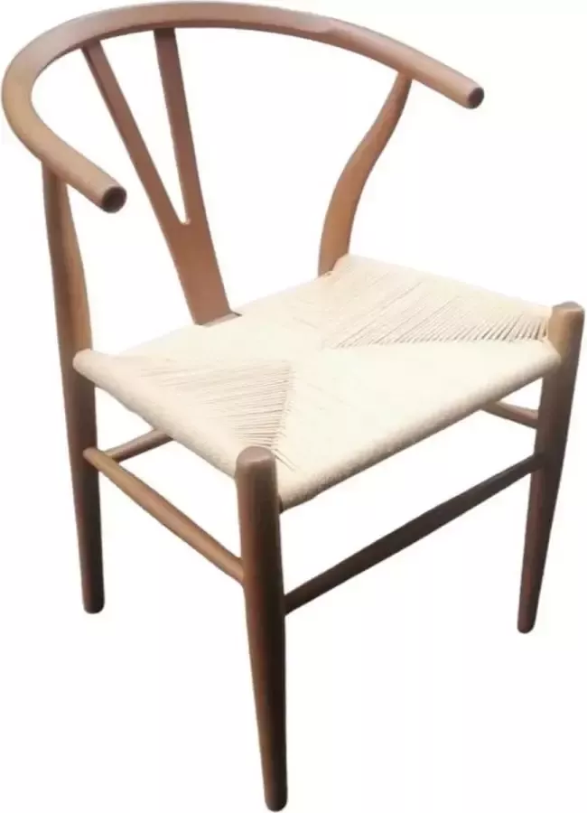 Mowelli 1 stoel 'Y Chair Style' Walnut