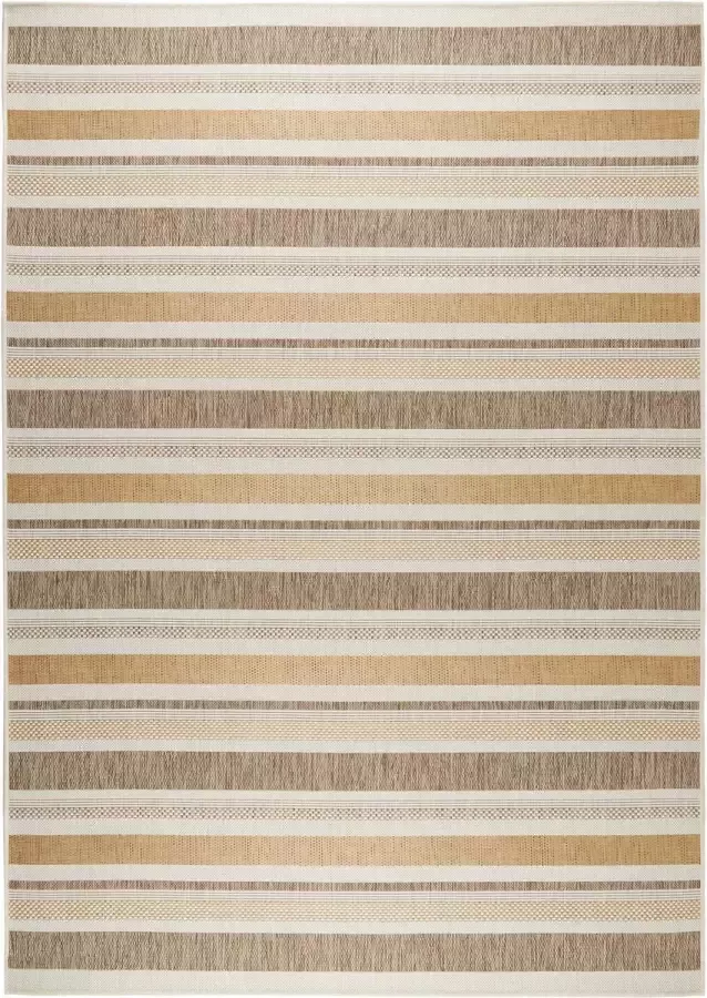 MrCarpet Buiten Binnen vloerkleed Treviso Bruin Geel 160 x 230cm