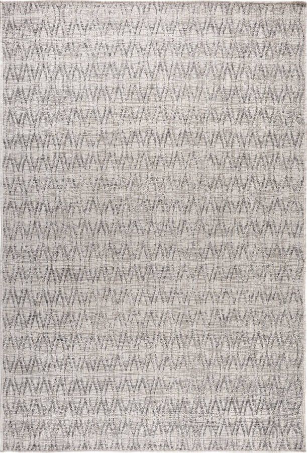 MrCarpet Buitenkleed Tuintapijt Voorjaarsactie Fermo Lichtgrijs Antraciet 160 x 230cm