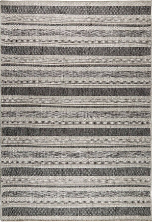 MrCarpet Buitenkleed Tuintapijt Voorjaarsactie Groot Treviso Grijs Antraciet 200 x 290cm