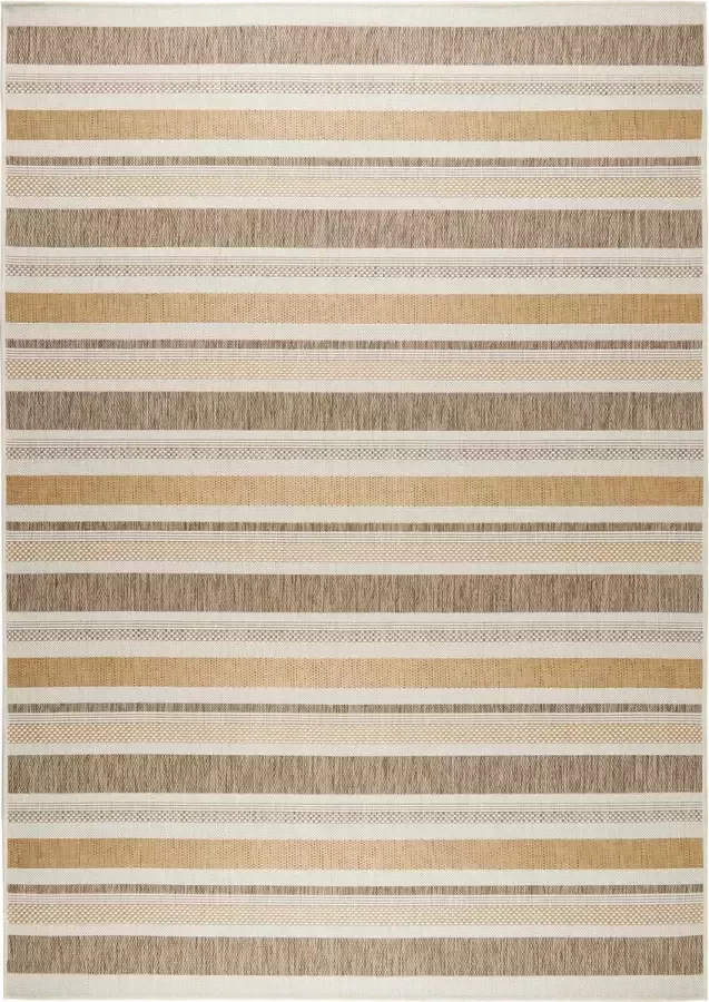 MrCarpet Buitenkleed Voorjaarsactie Groot Treviso Bruin Geel 200 x 290cm