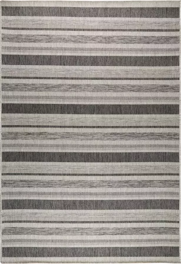 MrCarpet Superdeal Buitenkleed Tuintapijt Buiten vloerkleed Treviso Grijs Antraciet 160 x 230cm