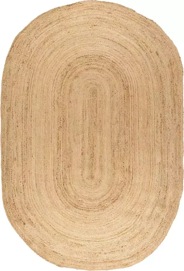 Casa Caron Mrcarpet Jute Vloerkleed Ovaal naturel 140 x 200cm - Foto 2