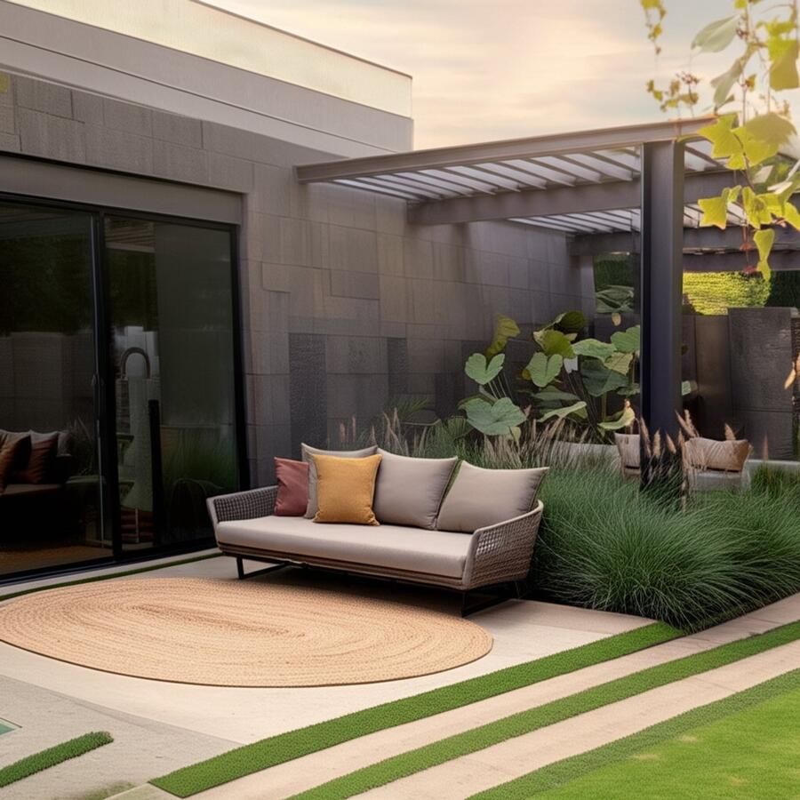 MrCarpet Buitenkleed Jute Ovaal Outdoor Breeze Naturel 160 x 230cm