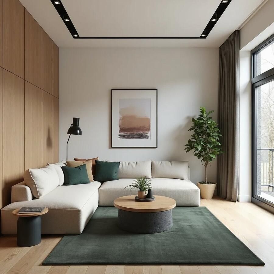 Mrcarpet Hoogpolig vloerkleed Extra Zacht Fluffy Groen 200x290cm