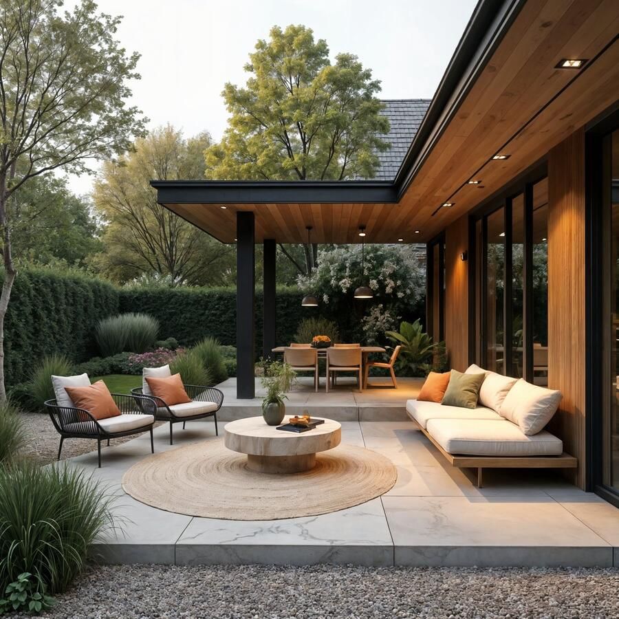 MrCarpet Rond Jute Buitenkleed Outdoor Breeze Naturel 120cm