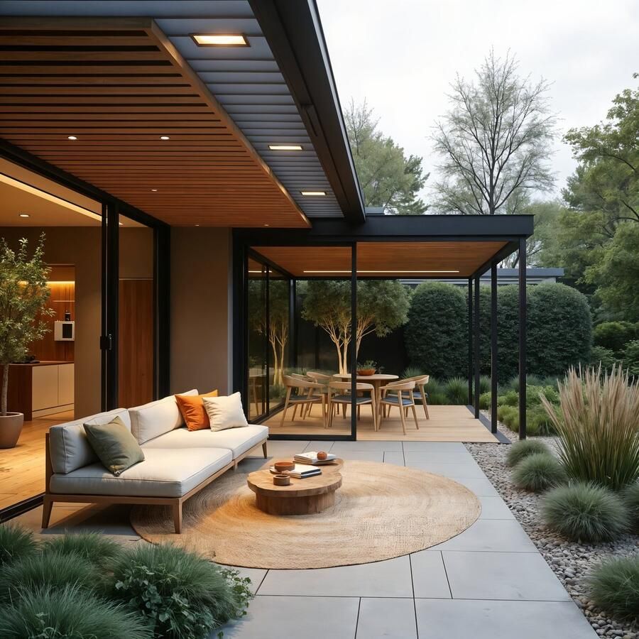 MrCarpet Rond Jute Buitenkleed Outdoor Breeze Naturel 200cm