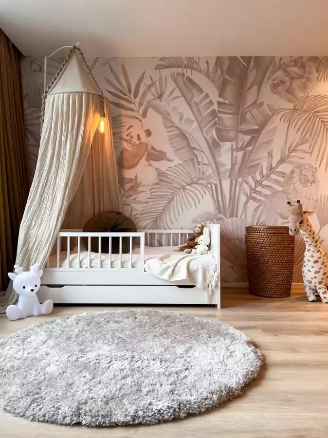 Interieur 05 Zacht Hoogpolig Vloerkleed Lux Oud Roze Interieur05 Polyester 160 x 230 cm (M)