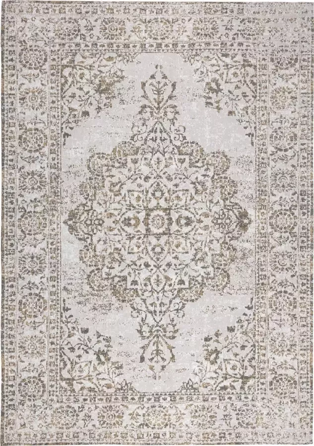 MrCarpet Vintage Vloerkleed Shiva Bruin Geel 160 x 230cm dikke kwaliteit