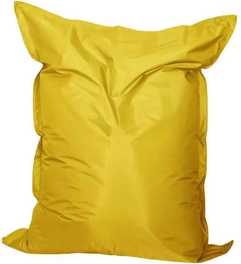 Mr. Lounge – Zitzak met binnenzak – kind- volwassene- maat M – 130 x 150- Nylon Geel