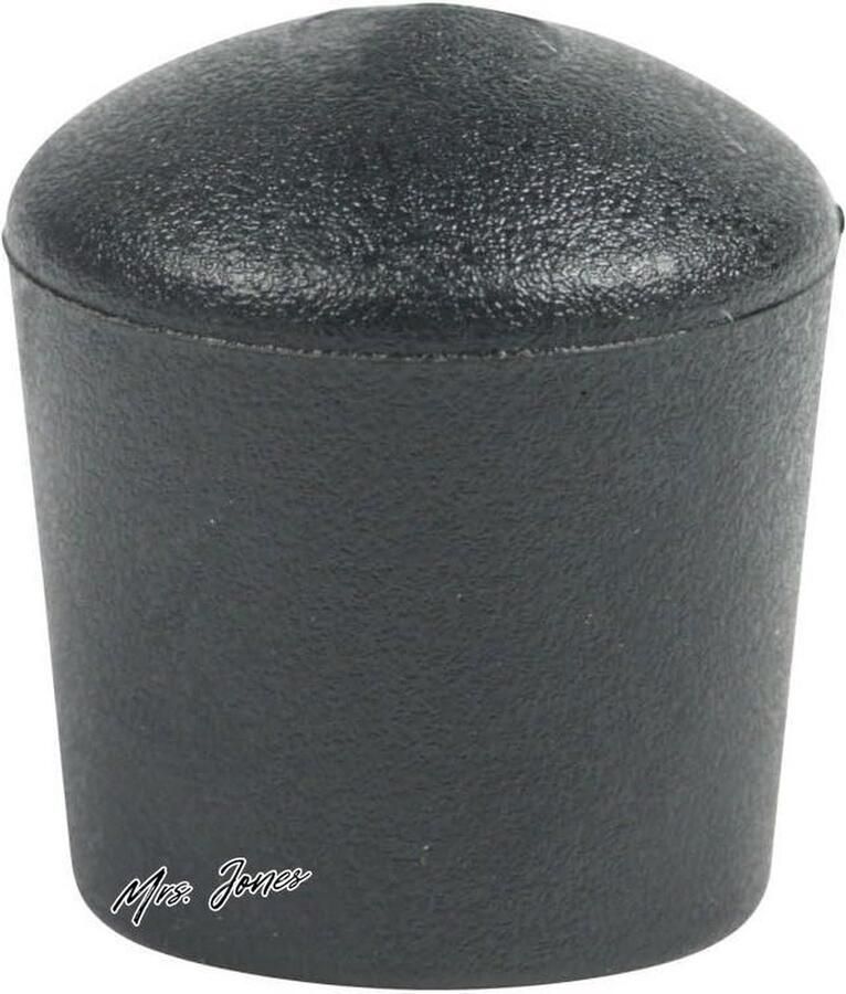 Mrs. Jones 16 stuks koepelvormige meubelvoeten ideaal voor tafels stoelen enz. verkrijgbaar in vele maten en kleuren zwart 10 mm