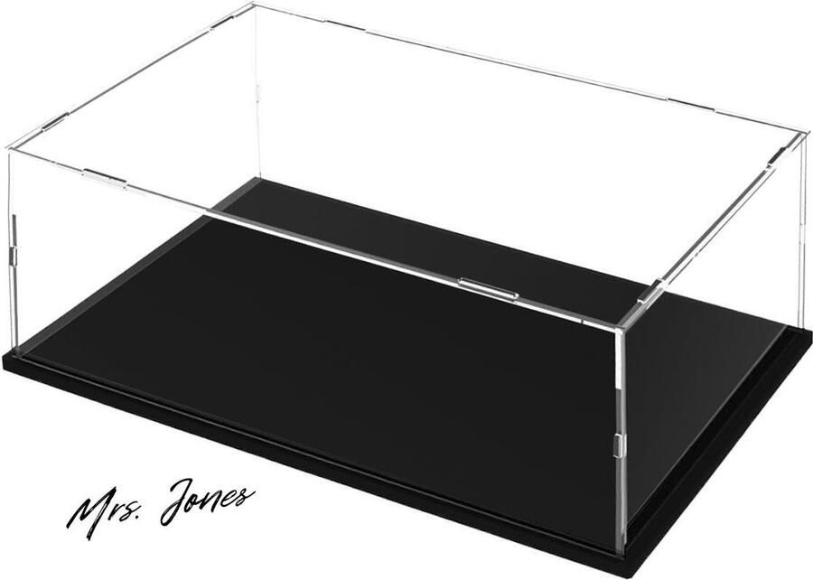 Mrs. Jones Acryl Vitrinekast 35 x 25 x 15 cm Doorzichtig Speelgoed Ambachten Sieraden tentoonstellingskast displaystandaard opbergbox voor minifiguren memorabilia
