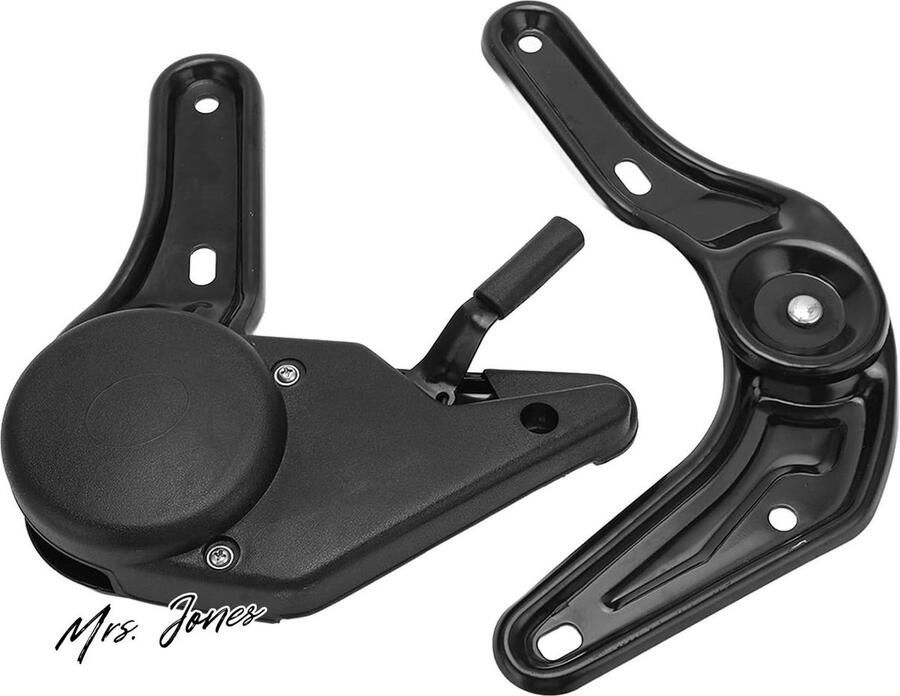 Mrs. Jones Automatische Rugleuning Scharnier Fauteuil 30-180 ° Aanpassing Beide Zijden Getande Plaat Stoel Fauteuil Voor Vrachtwagen Graafmachine Gemodificeerde Stoelen Comfort Verlengde Rugleuning