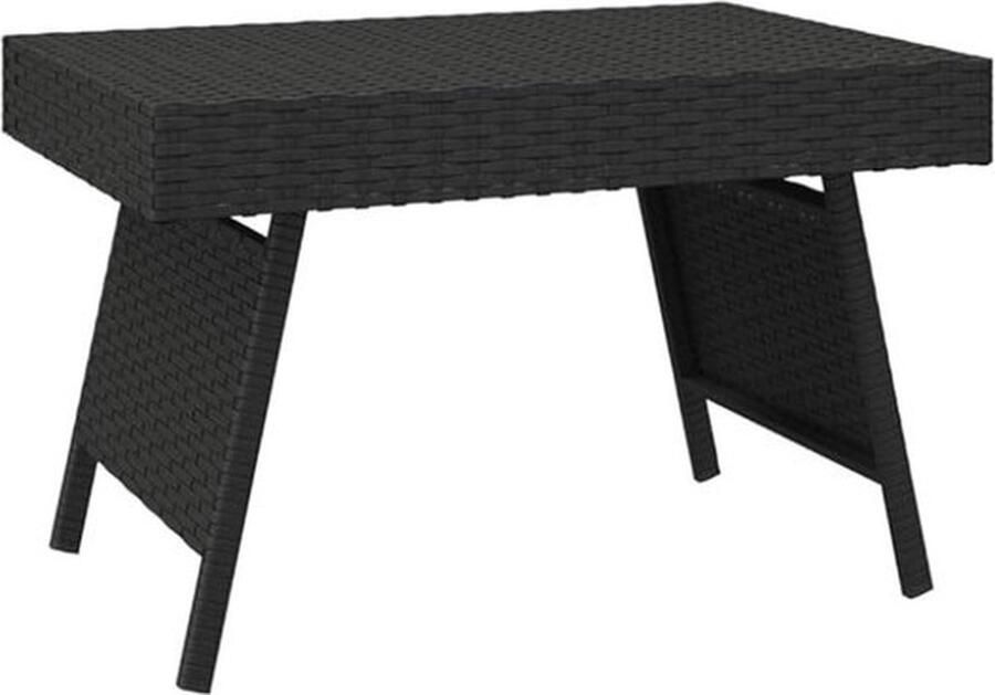 Mrs. Jones Bijzettafel Wandtafel Kastje 60x40x38 cm Mat Zwart