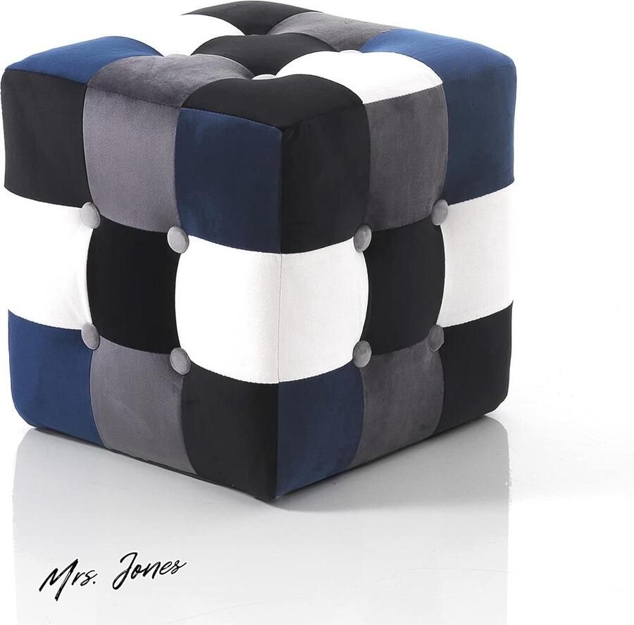 Mrs. Jones Blauwe Zitzak met Hoge Kwaliteit Comfort