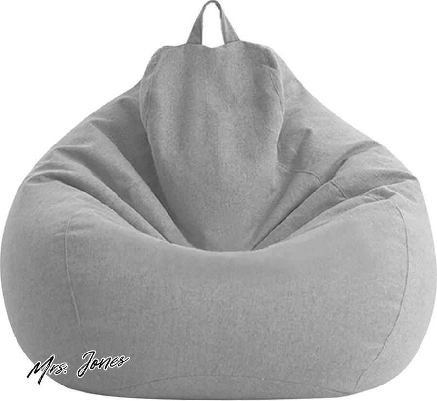 Mrs. Jones Bonenzakhoes katoenen en linnen overtrek 100 x 120 cm zonder vulling met ritssluiting