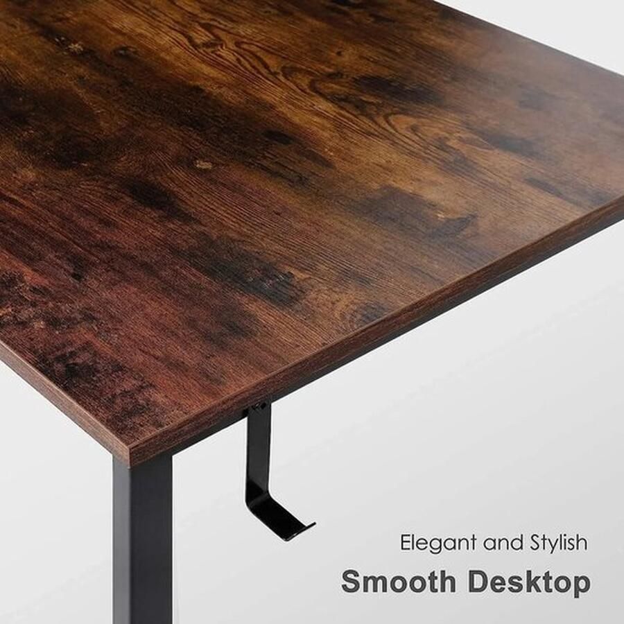 Mrs. Jones Bureau met Organizer Vintage Thuiskantoor Industrieel Laptop tafel 120 x 50 CM Bruin