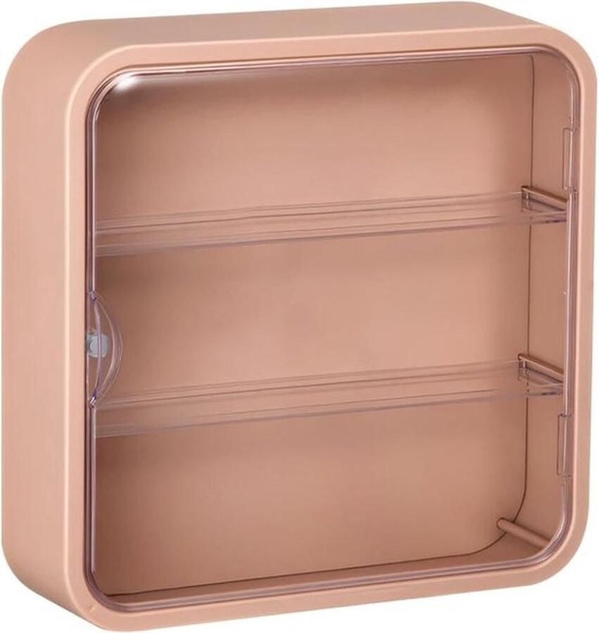 Mrs. Jones DD Vitrinekast Hangend Glazen Vitrinekast Wandvitrine 8x30x30cm Curry