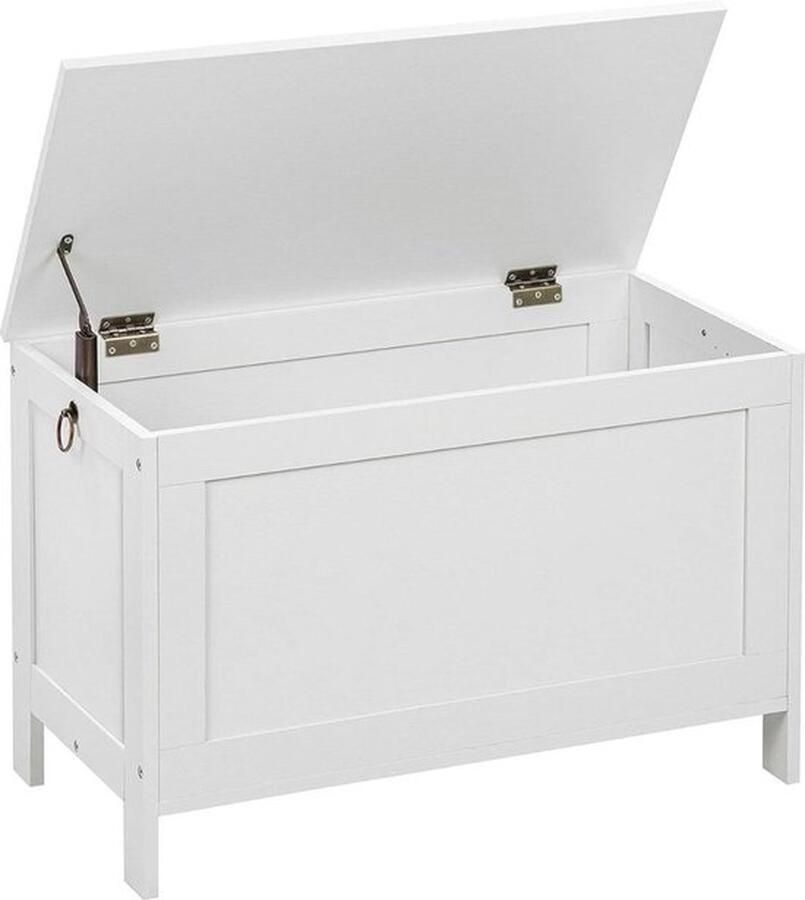 Mrs. Jones Dekenkist voor Dekens en Extra Opslag Bijzet Bankje Binnen Opbergbank Binnen en Buiten Dekenkisten voor Slaapkamers Bank met Opslagruimte Bedkist Wit