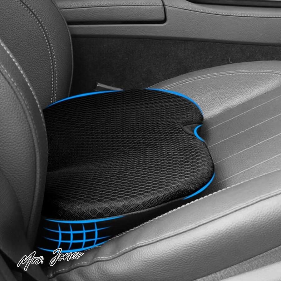 Mrs. Jones Ergonomisch Zitkussen Auto Traagschuim Zitverhoging Bureaustoelen Autostoelverhoging