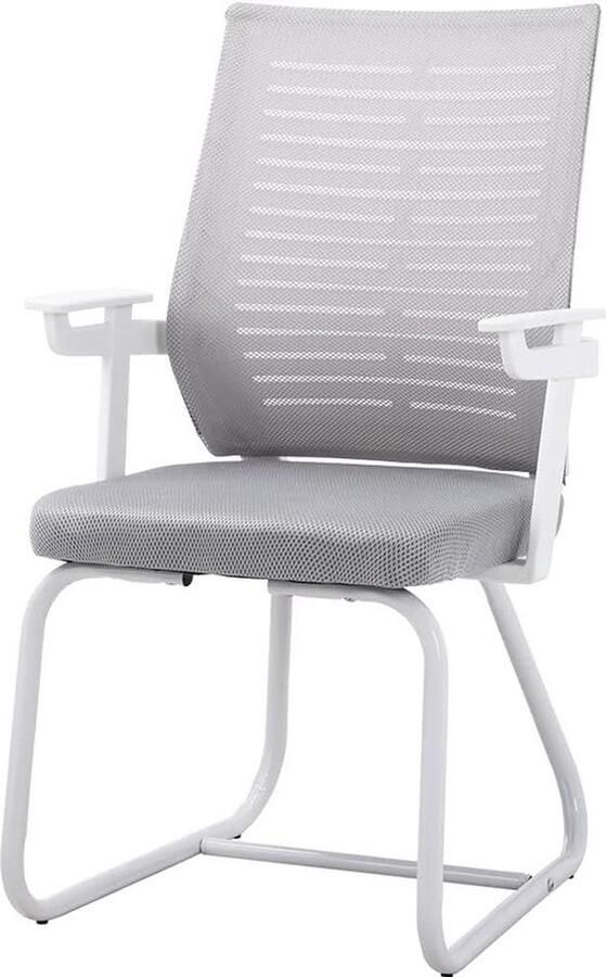 Mrs. Jones Ergonomische Bureaustoel zonder Wielen Comfortabele Conferentiestoel Geschikt tot 95kg