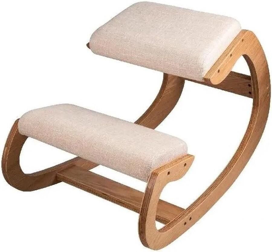 Mrs. Jones Ergonomische Knielstoel Verbeterde Zithouding Anti-Slip Comfortabele Kussens Eenvoudige Montage