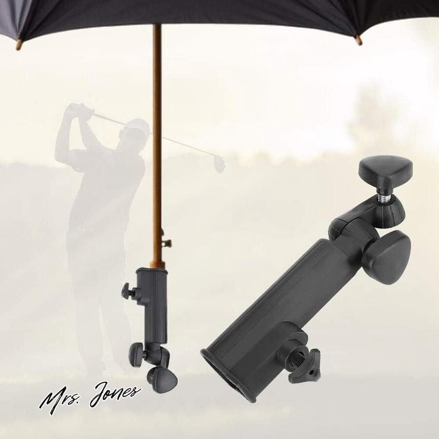 Mrs. Jones Golf Paraplu Houder Golf Trolley Paraplu Universele Accessoire Oefenen Levering Push Trolley Paraplu Ondersteuning Standhouder voor Cart Hand