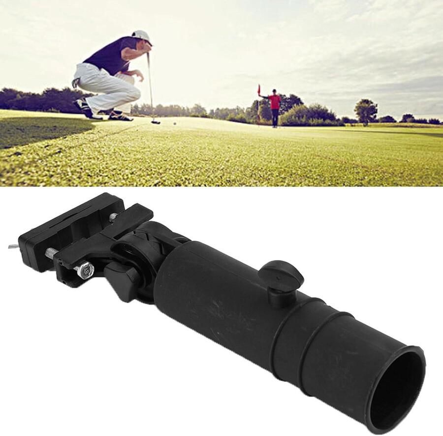 Mrs. Jones Zwarte golfparapluhouder Golf Trolley paraplustandaard Cart accessoires voor handgrepen-Parapluhouder Voor Golftrolley met handvat - Foto 2