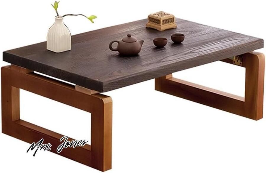 Mrs. Jones inklapbare salontafel voor woonkamer met Japanse stijl Tatami en Bay Window balkon optie