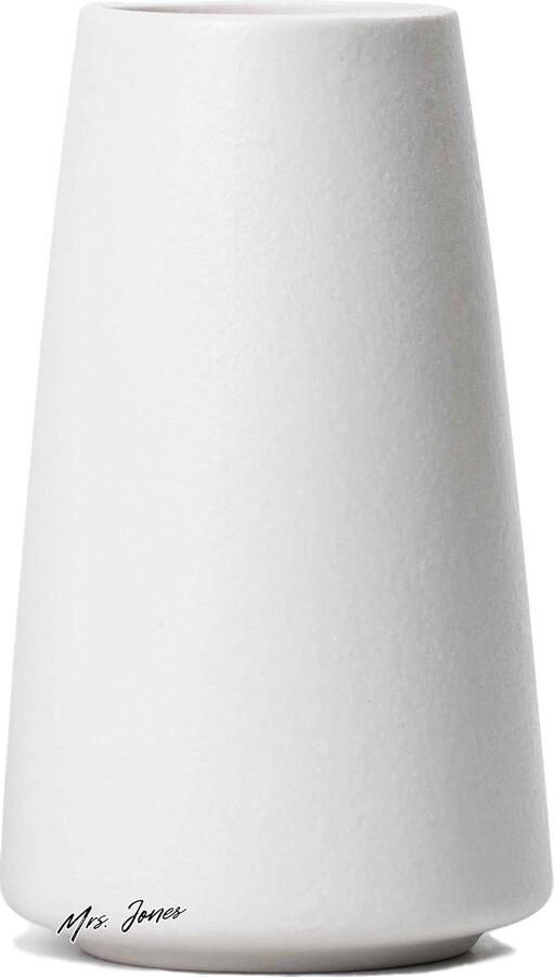 Mrs. Jones Keramische vaas bloemenvaas minimalistische stijl voor moderne tafelplank woondecoratie geschikt voor open haard slaapkamer keuken woonkamer centerpieces bureau