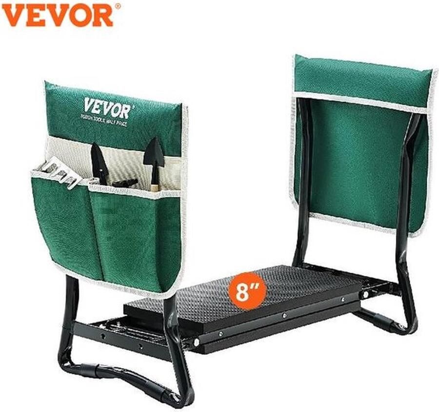 Mrs. Jones Kniebank Tuin Knieler en Stoel Kniebankje voor tuinieren 150 kilo Draagvermogen Opvouwbare Tuinkruk Knielbank Voor Tuinieren