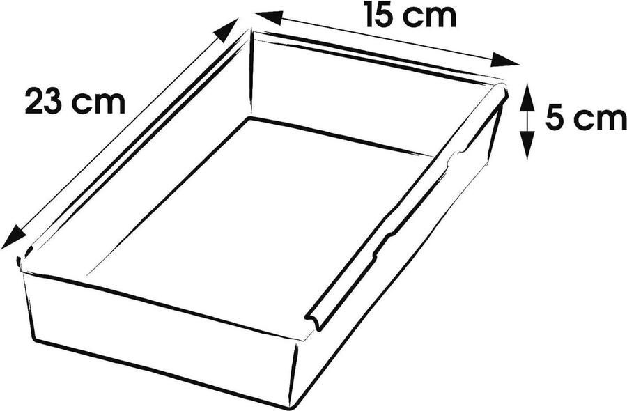 Mrs. Jones Opbergsysteem Uitbreidbaar Stevige Kunststof 8-8-5 cm Zilver