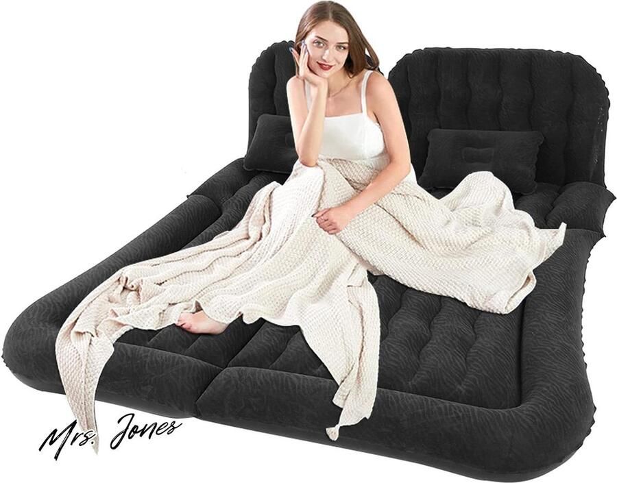 Mrs. Jones Opblaasbare Matras Draagbaar Beweegbaar Dikker Luchtbed Auto SUV Zelf Opblaasbare Luchtbedden