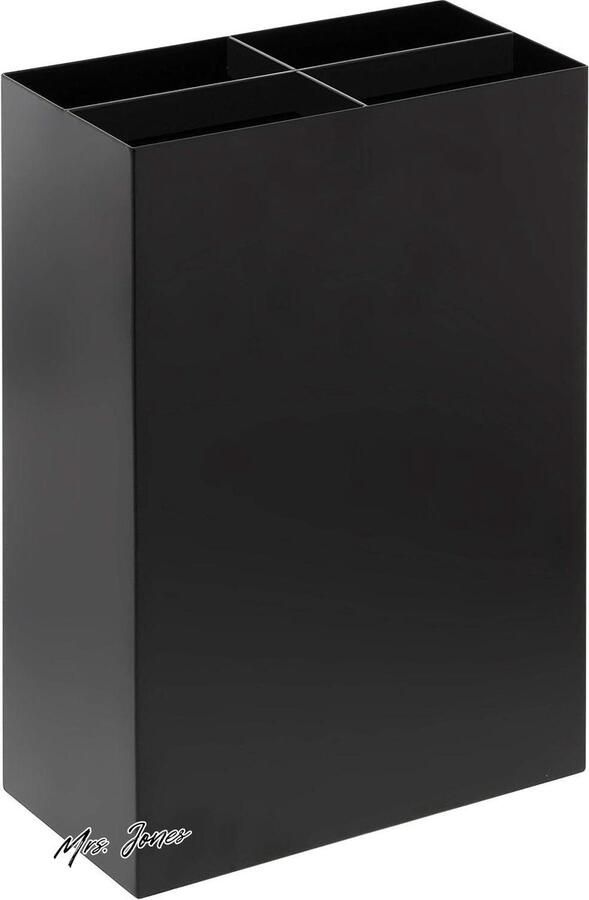 Mrs. Jones Parapluhouder Wide Smart zwart met extra opbergruimte