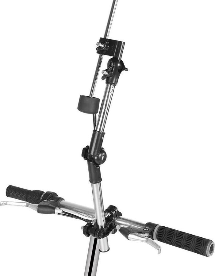 Mrs. Jones Paraplustandaard Parapluhouder voor Trolley Kinderwagen Verstelbare Paraplu Stretch Mount Standhouder Fietsstoel Accessoires Multifunctioneel