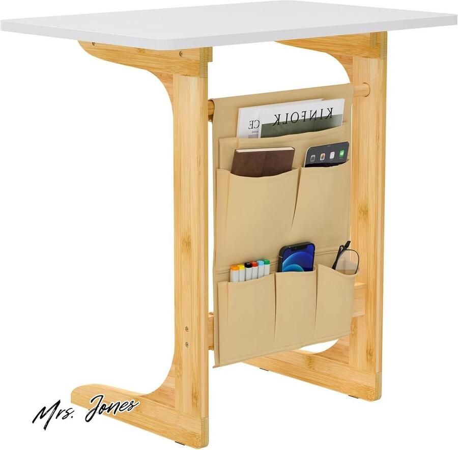 Mrs. Jones Premium Collection Bijzettafel Industrieel design C-vorm 60 cm