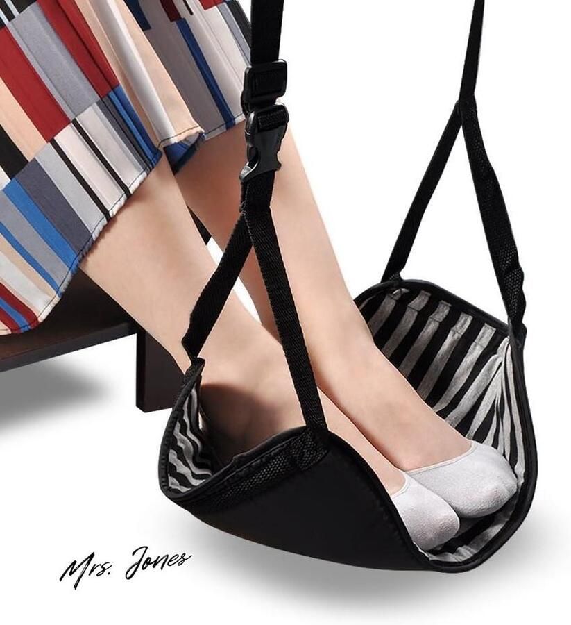 Mrs. Jones Premium Collection Voetsteun Verstelbaar Schuim Opbergtas Reizen Thuis