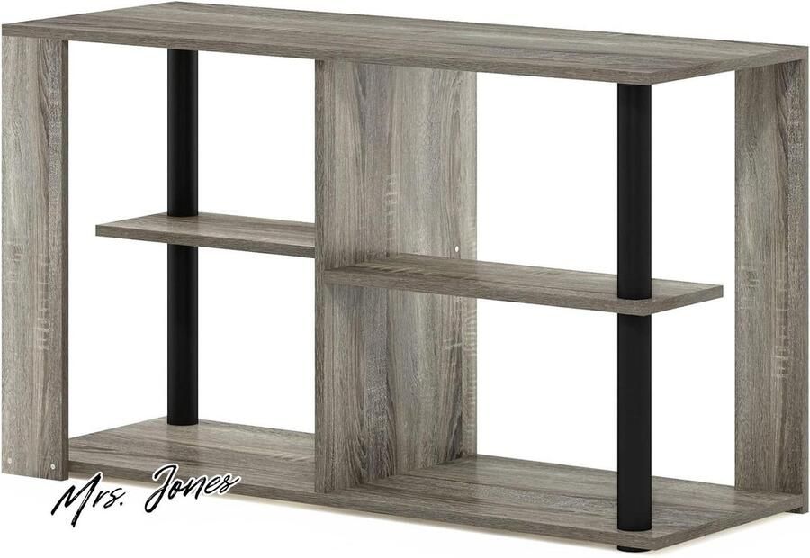 Mrs. Jones Salontafel met planken Frans eiken zwart 297 x 80 x 467 cm moderne uitstraling hoge kwaliteit