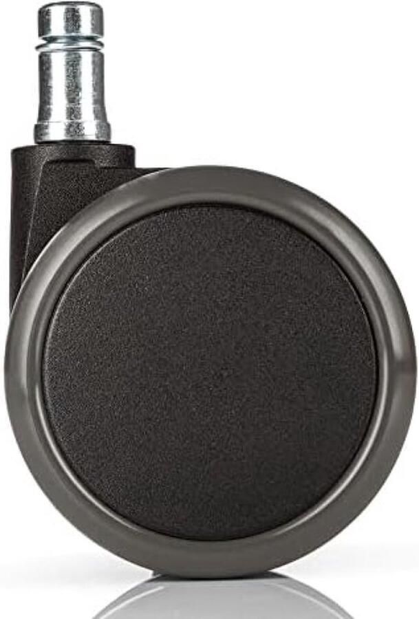 Mrs. Jones Set van 5 wieltjes voor harde vloeren bureaustoelwielen 11 mm 50 mm Germany