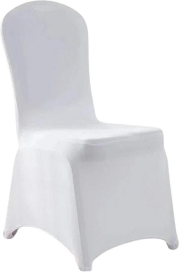 Mrs. Jones Stoelhoezen fauteuil hoes stretch Stoelhoezen bruiloft 50 stuks Wit