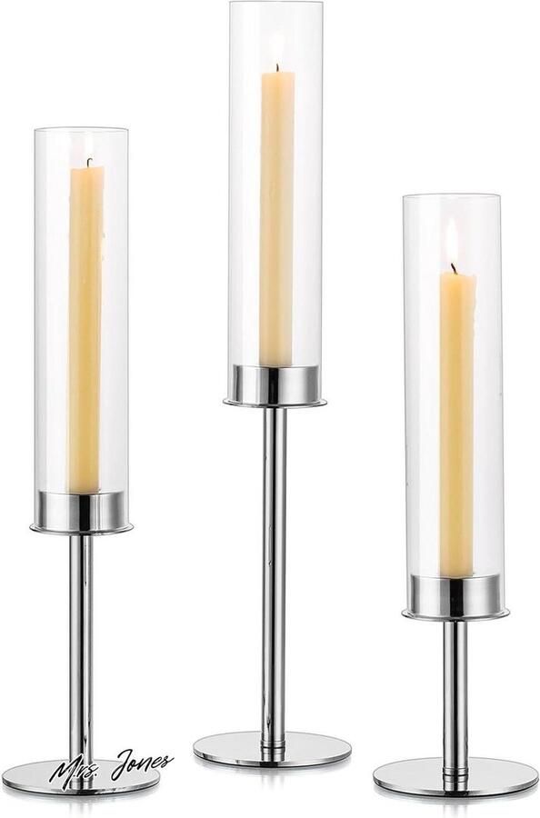 Mrs. Jones Sziqiqi Kandelaar Houders Voor Bruiloft 48 42 36cm Taper Kaarsenhouder Kerst Tafel Middenstuk