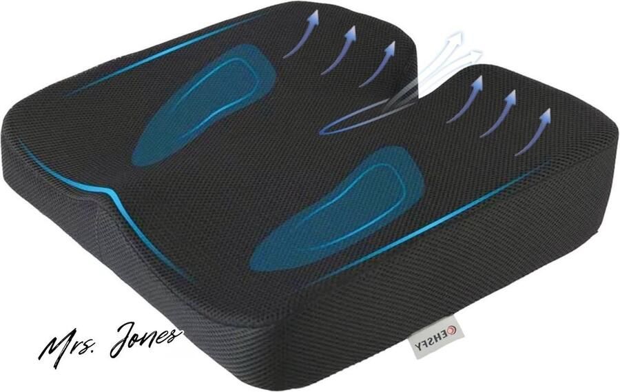 Mrs. Jones Traagschuim Zitkussens Stuitbeen Pad Dikker Verbreden Sterke Ondersteuning En Comfort Voor Bureaustoelen Autostoelen Dineren Gaming Stoelen Rolstoelen Verlichting Druk