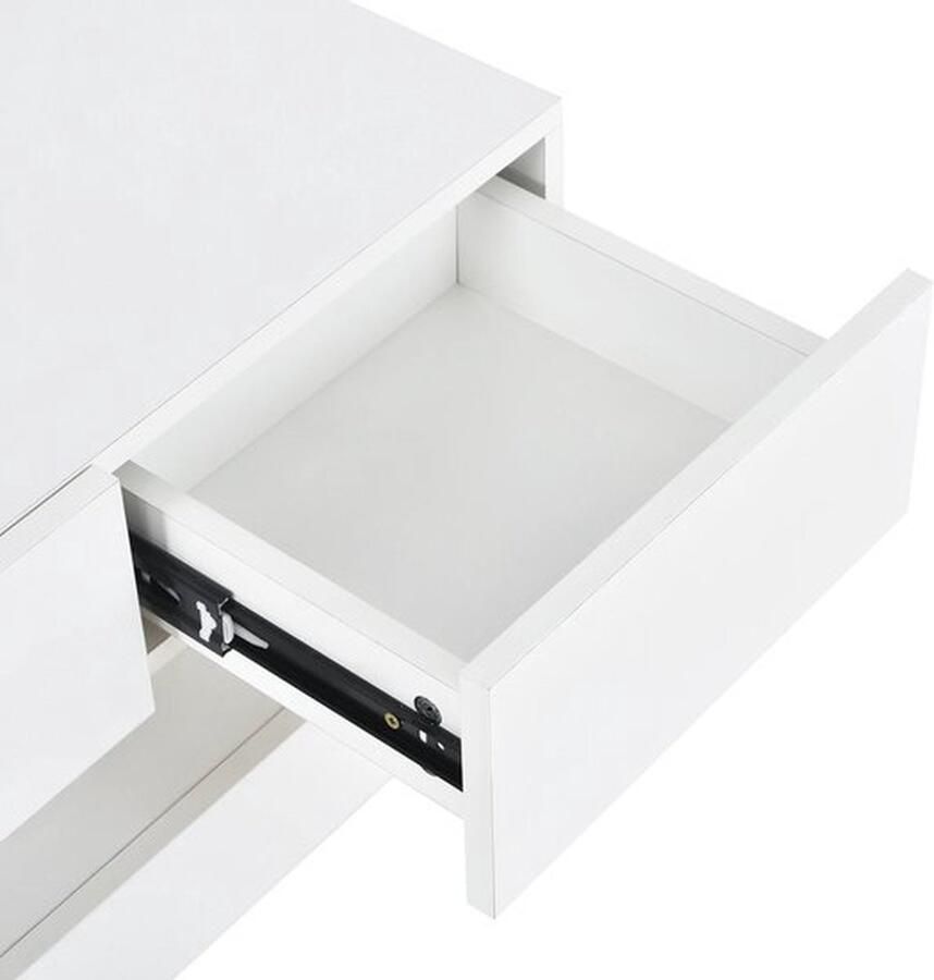 Mrs. Jones TV Meubel met LED Verlichting Zwevend 130 x 33 x 15