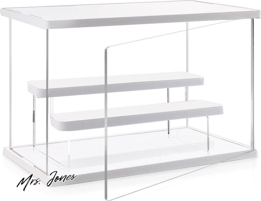 Mrs. Jones Vitrine Teca plexiglas acryl teca glas vitrine display verzamelaars transparant actiefiguren miniatuur 305 x 18 x 218 cm
