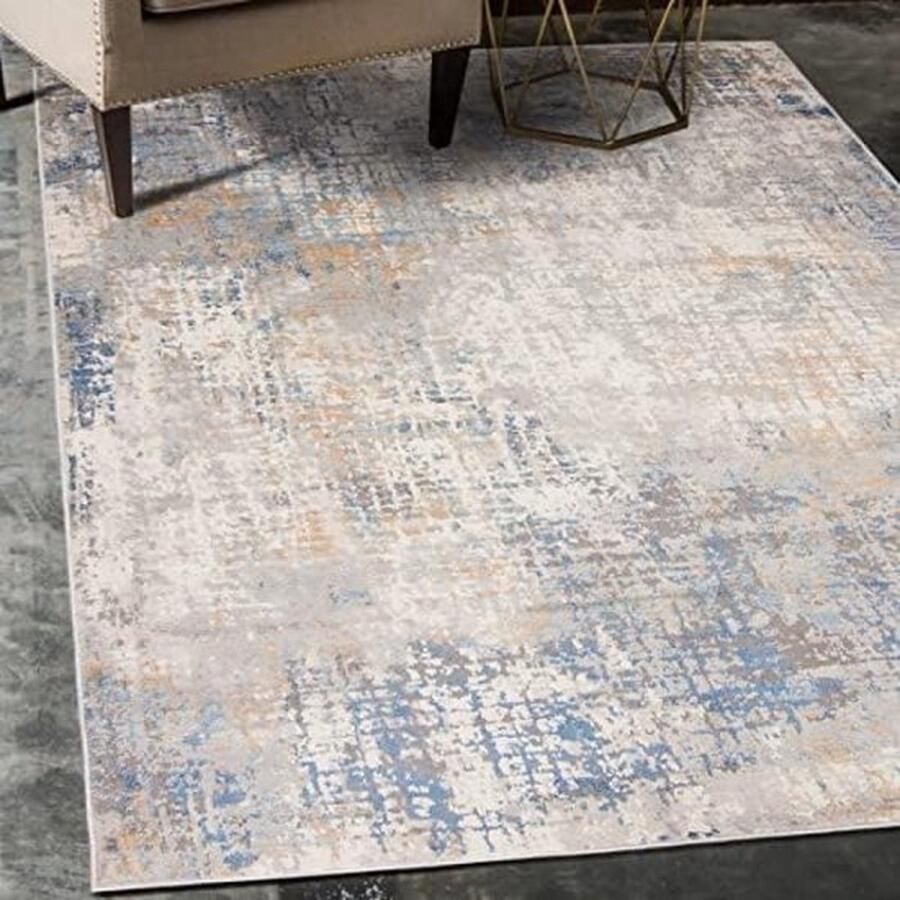 Mrs. Jones Vloerkleed Abstract Vintage Tapijt Kortstondig Pooltje Tapijten Modern Tapijt Woonkamer Slaapkamer Eetkamer OEKO-TEX Carpet Rug 200x300 cm