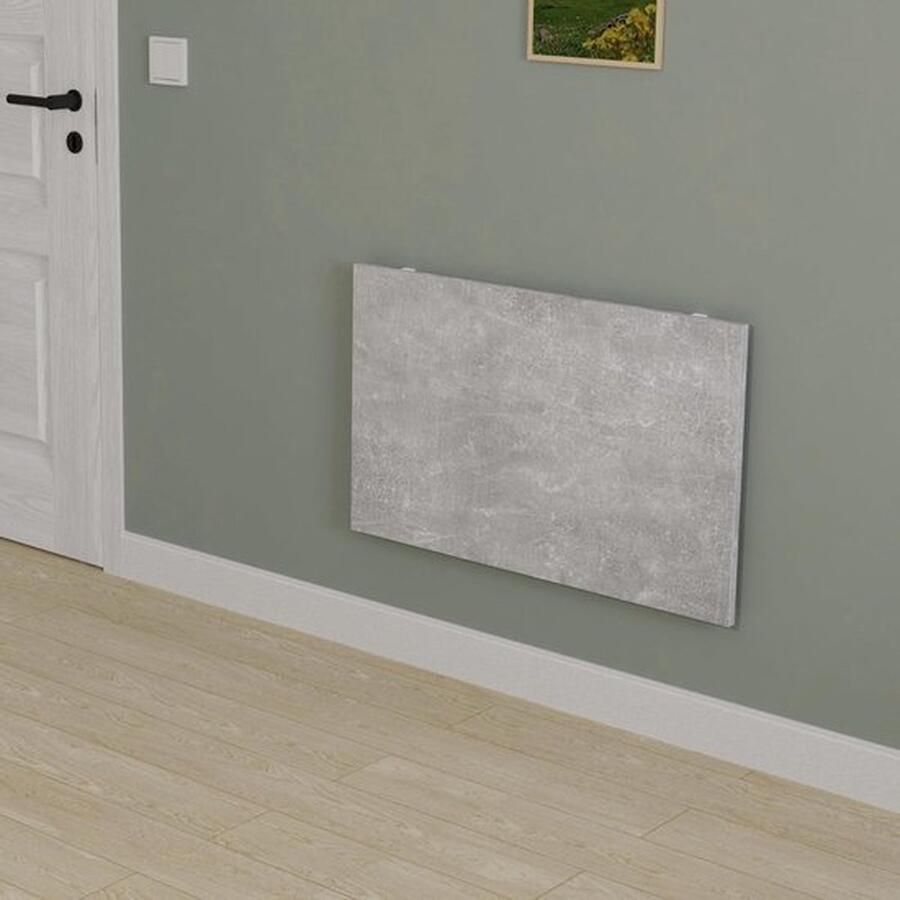 Mrs. Jones Wandklaptafel Inklapbare Tafel wandtafel wandbureau klaptafel wandmontage 50x80x19 Betonlook